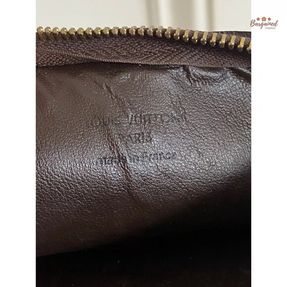Authentic Louis Vuitton Monogram Coated Canvas Josephine Wallet Zippered Insert - Picture 8 of 10